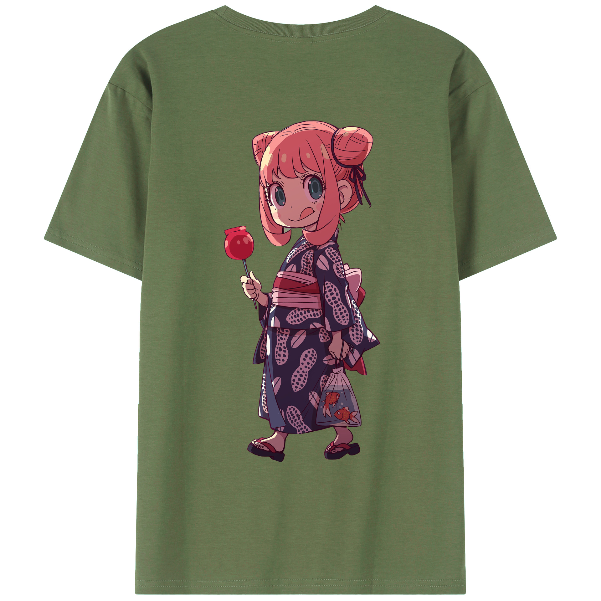 （画像用） SPY×FAMILY间谍家家酒 綿100％ メンズ半袖Tシャツ（バックプリント） 通気性